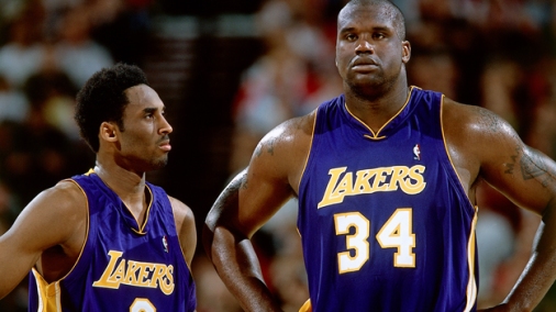 Shaquille O'Neal and Kobe Bryant Game Portrait